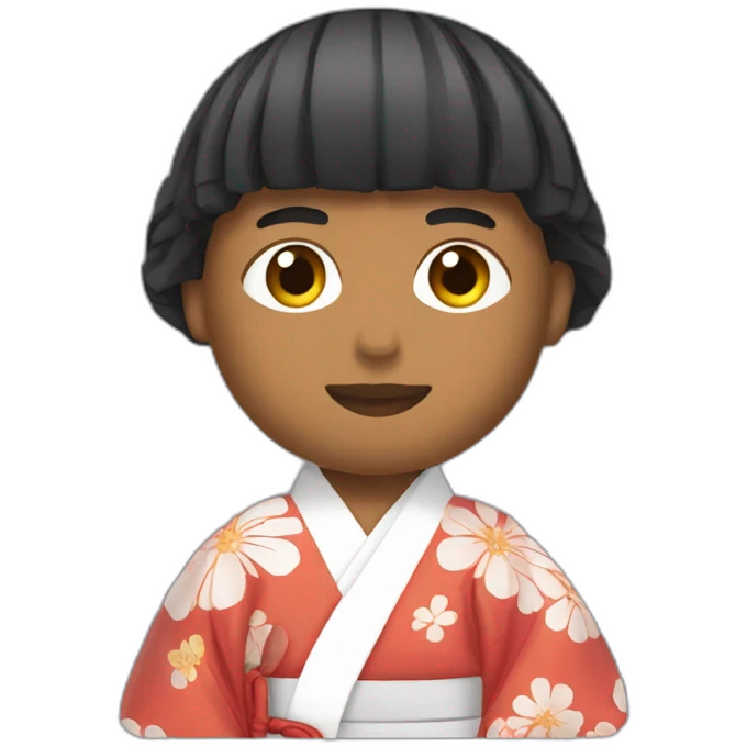 Mbappé with Kimono emoji