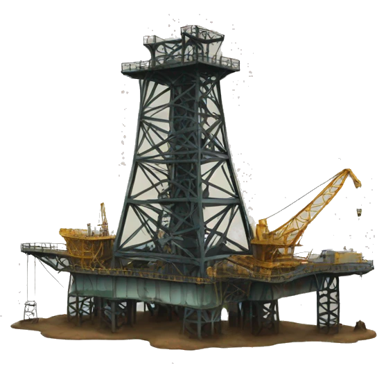 old oil rig emoji