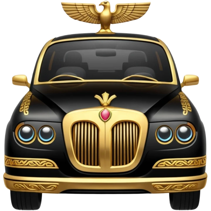 Egyptian STYLE car with Gold Details emoji