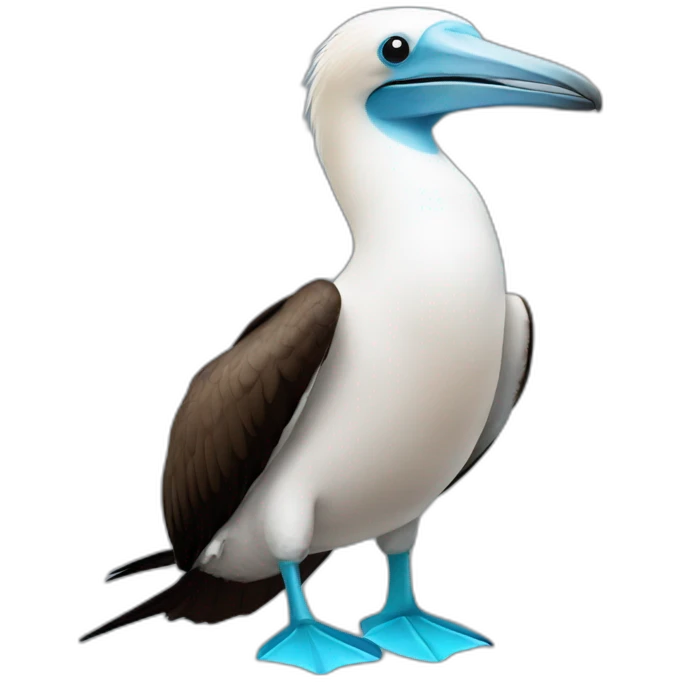 Blue footed booby emoji