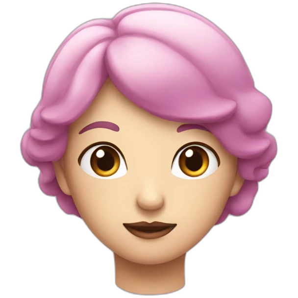 Coeur mauve et rose emoji