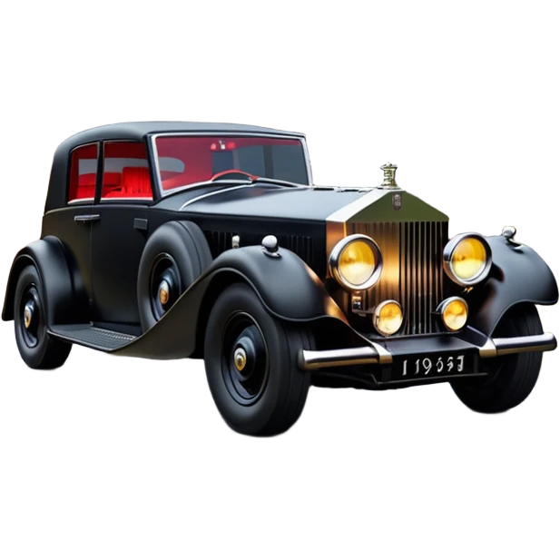  Shining Darth Vader themed 1934 Rolls Royce scary Halloween monster rc car racing dark country road  emoji