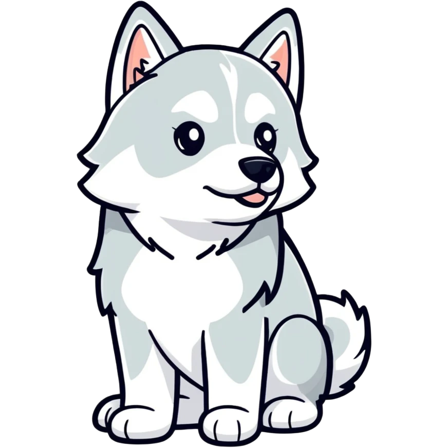 Husky emoji