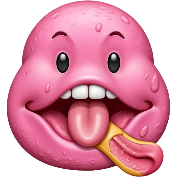 human tongue emoji