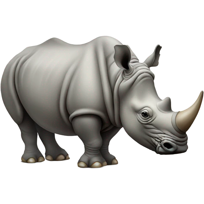 Rhino with a trunk emoji