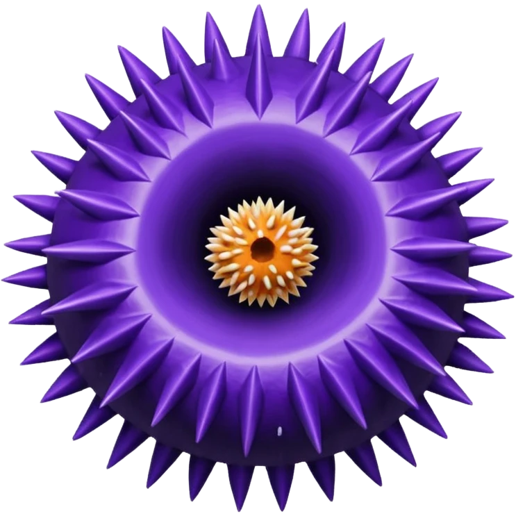 sea urchin emoji