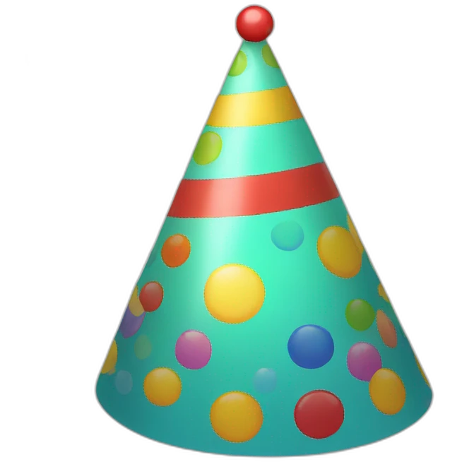 Party hat globe emoji