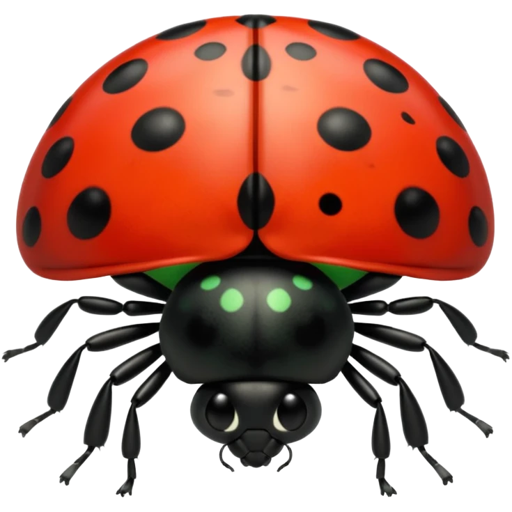  cute green lady bug emoji