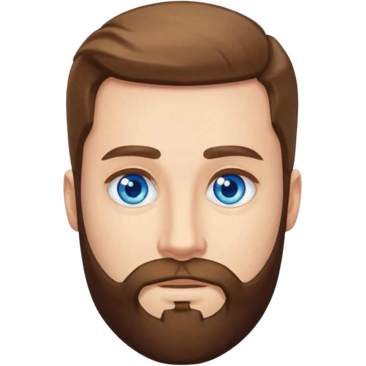 Beard with eyes emoji