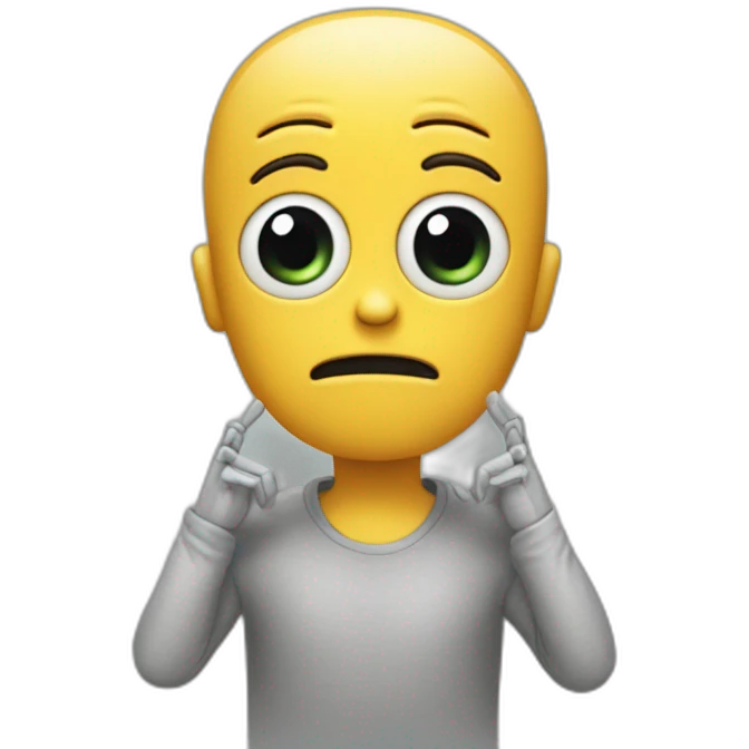 squeletton with hands on head emoji