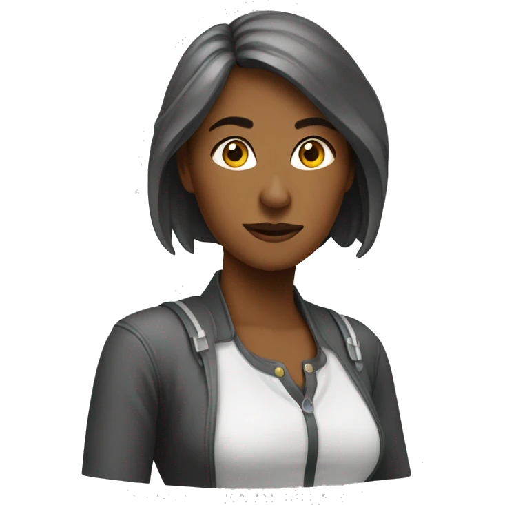 Balancoire avec une femme emoji
