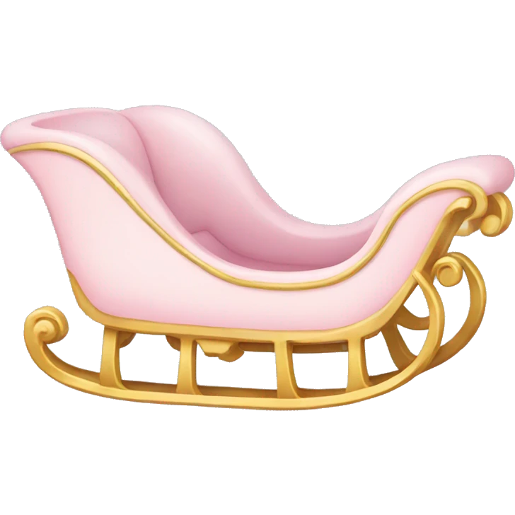 light pink sleigh emoji