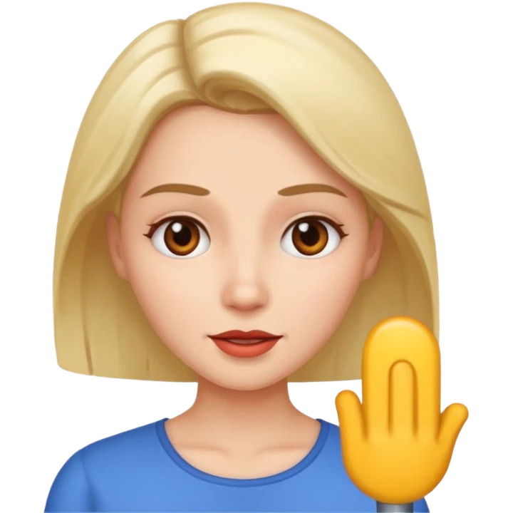 Mujer hablando emoji
