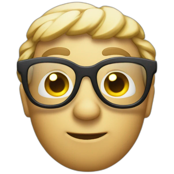 Tannenbaum mit Brille emoji