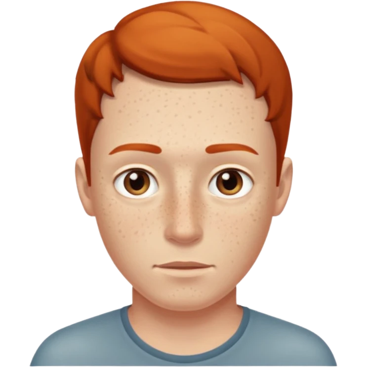 hombre con pecas emoji