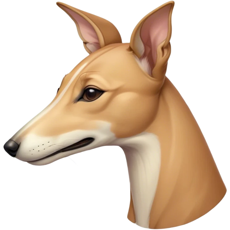 Meme-Worthy Cute Sleeping Fawn Greyhound Portrait Emoji, Head resting peacefully with a contented smile, showcasing a slender build and a luxuriously smooth fawn Fur, eyes shut in a serene nap, Simplified yet hilariously adorable features, highly detailed, glowing with a soft, drowsy light, high shine, relaxed and utterly lovable, stylized with an air of playful laziness, bright and heartwarming, soft glowing outline, capturing the essence of a comically sleepy racer, so meme-worthy it feels like it could instantly become the next viral sensation of adorable slumber! emoji