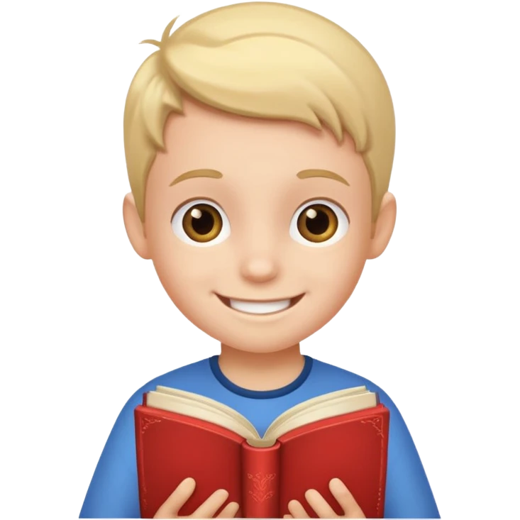 Storybook with kid emoji