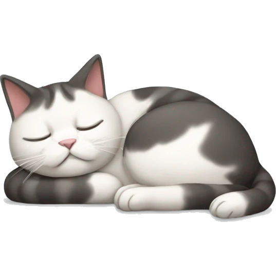 Sleeping cat emoji