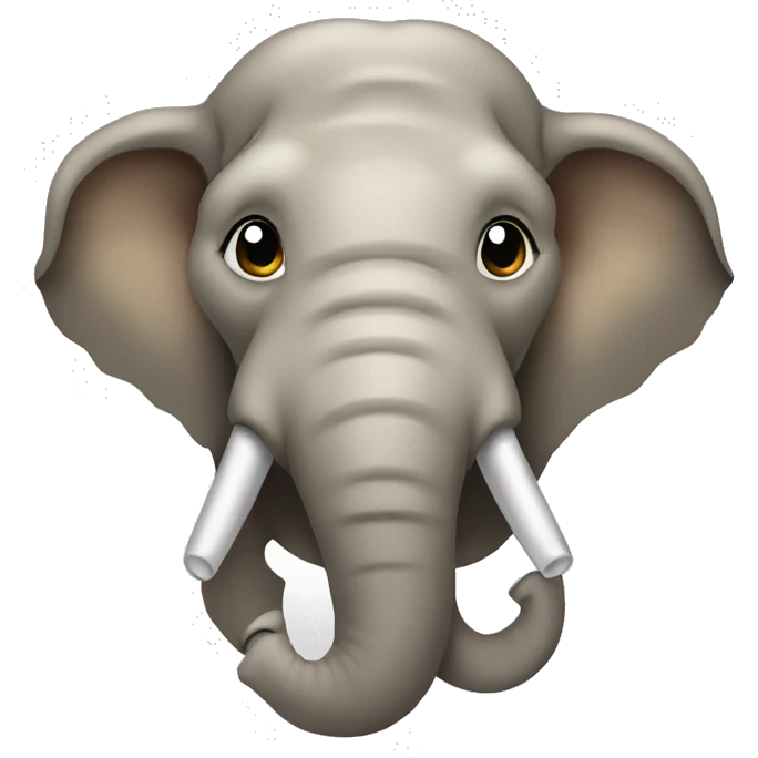 biege elephant head emoji