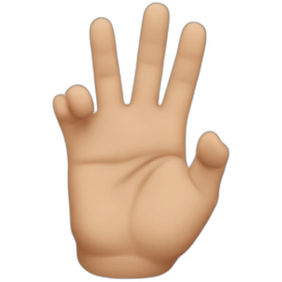 A hand making the toz sign emoji