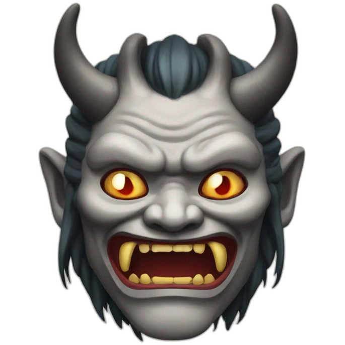 Japanese demon emoji