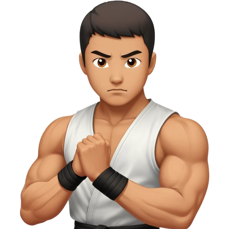 kung fu man emoji