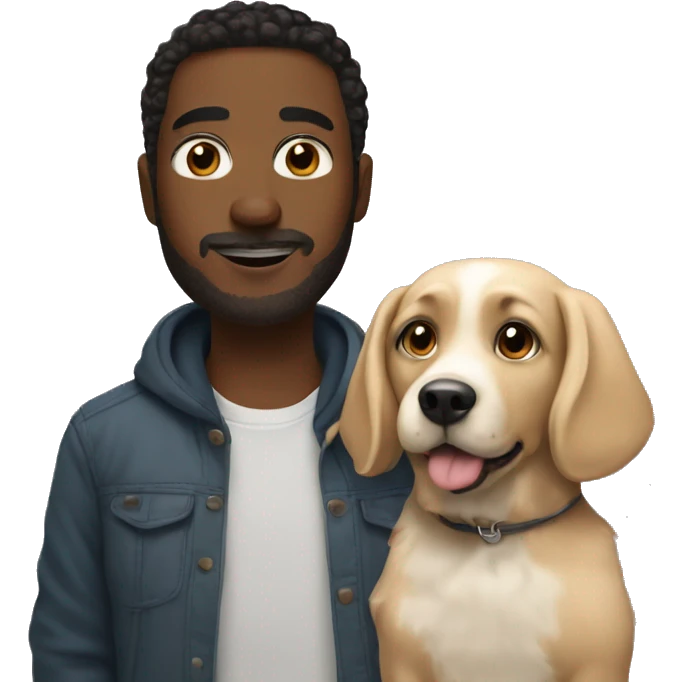 Me and my dog emoji