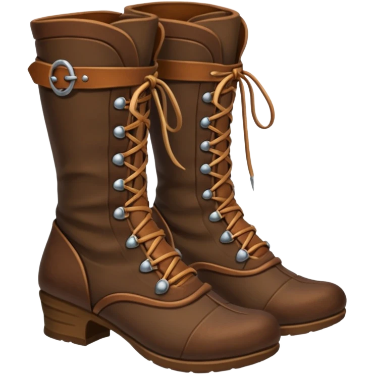 medievil boots, fantasy adveture boots, female emoji