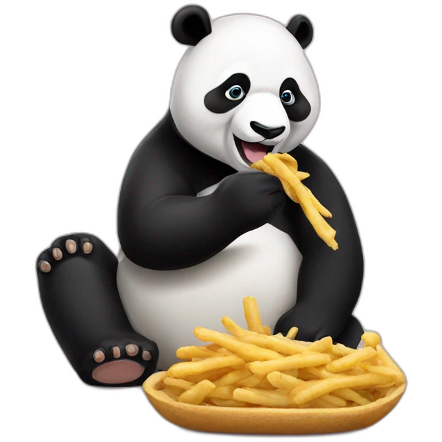 Panda who is eating Marine Lepen emoji