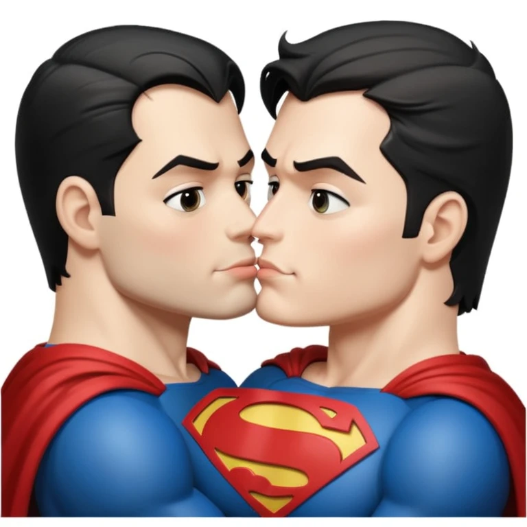 بتمن و سوپرمن لب بگیرن emoji