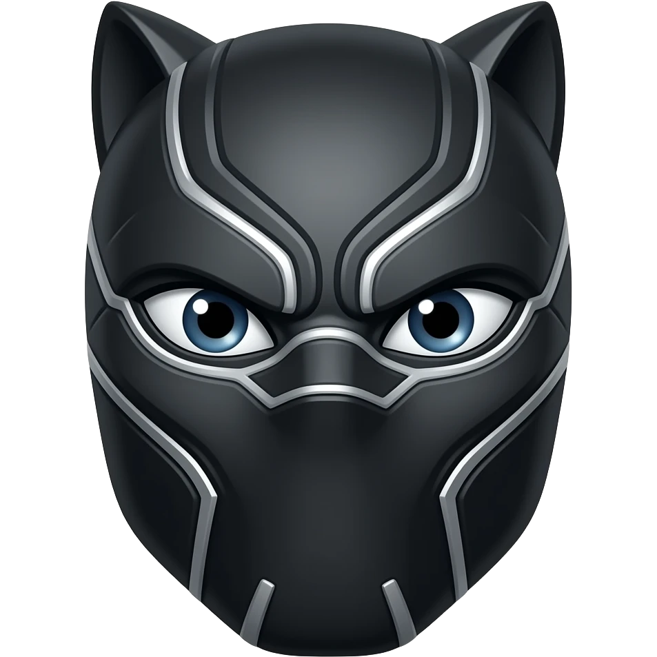 Black Panther face emoji