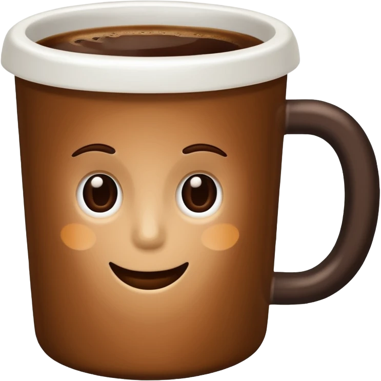 plain Coffee without Saucer, no emoji. emoji
