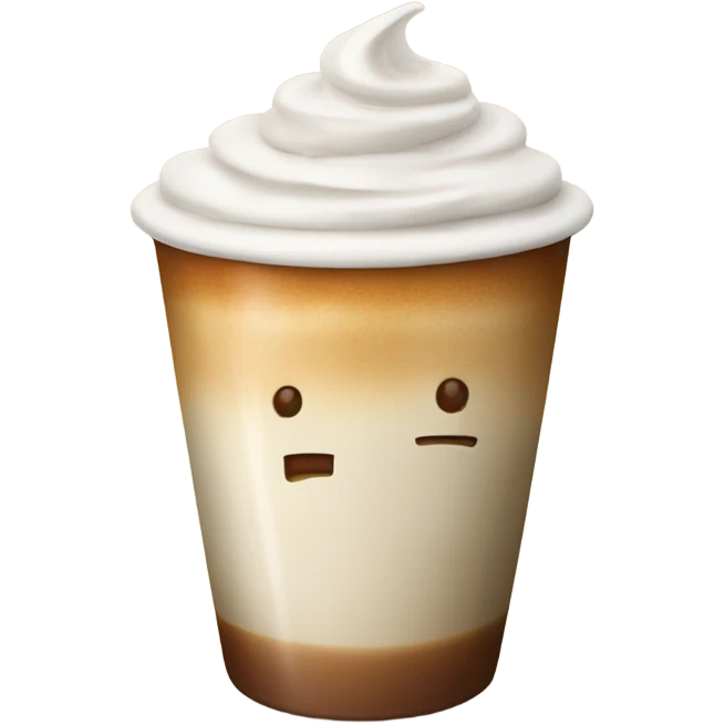 Latte vainilla emoji