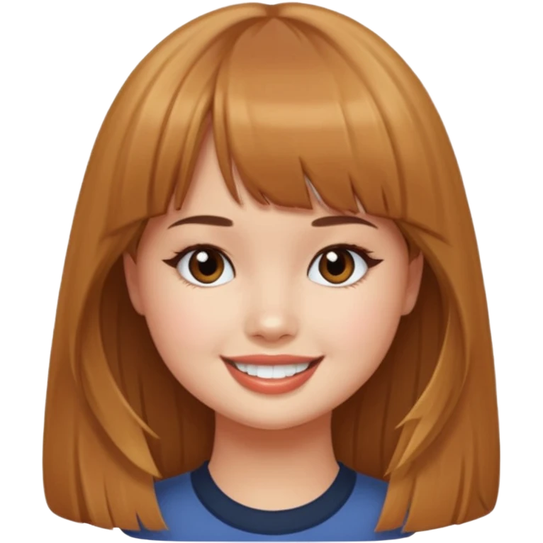 Debby Ryan with straight bangs emoji