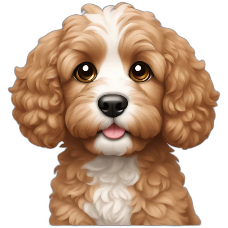 Cavadoodle puppy emoji