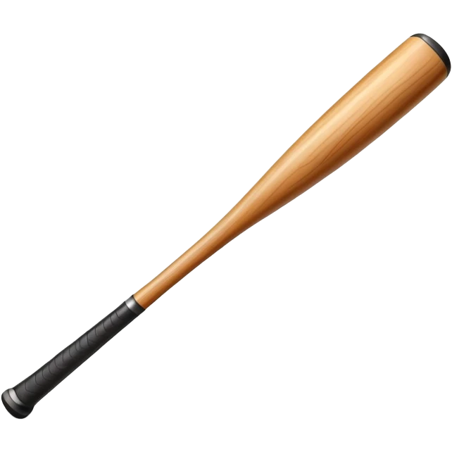 Baseball bat with a bat emoji