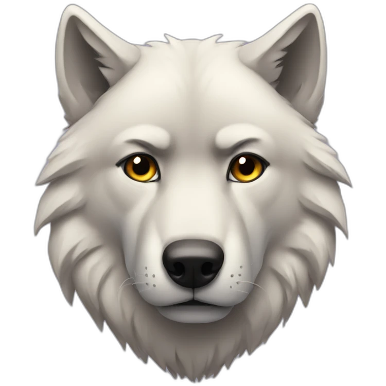face wolf sad emoji
