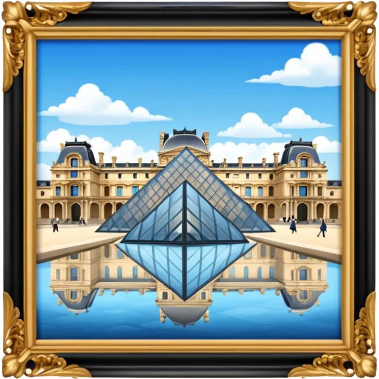 Louvre muséum  emoji