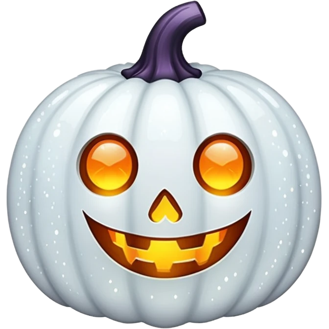 white sparkly halloween object, remove background emoji