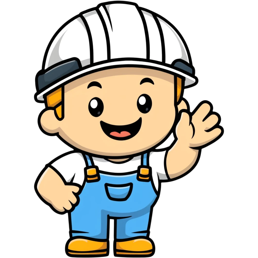 builder laughing hard emoji