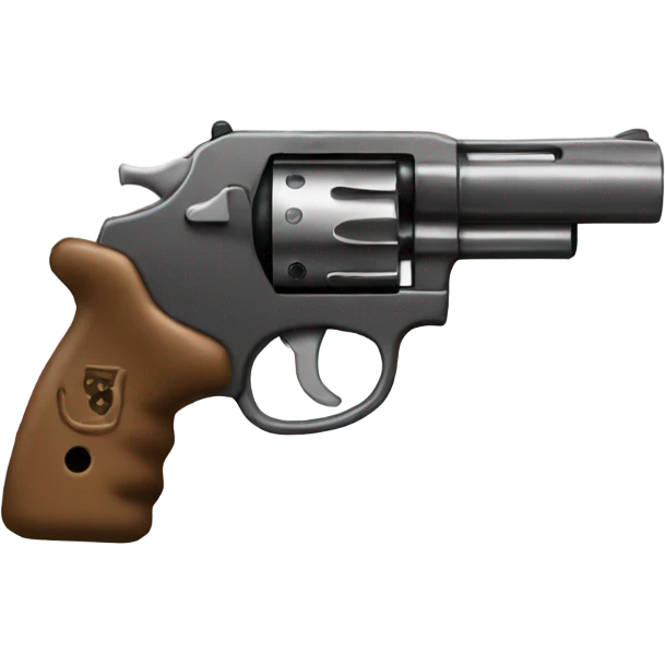 Bullet being shou out of a gun emoji