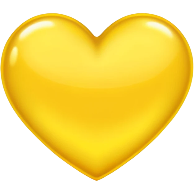 yellow heart with a radiant gold outline emoji