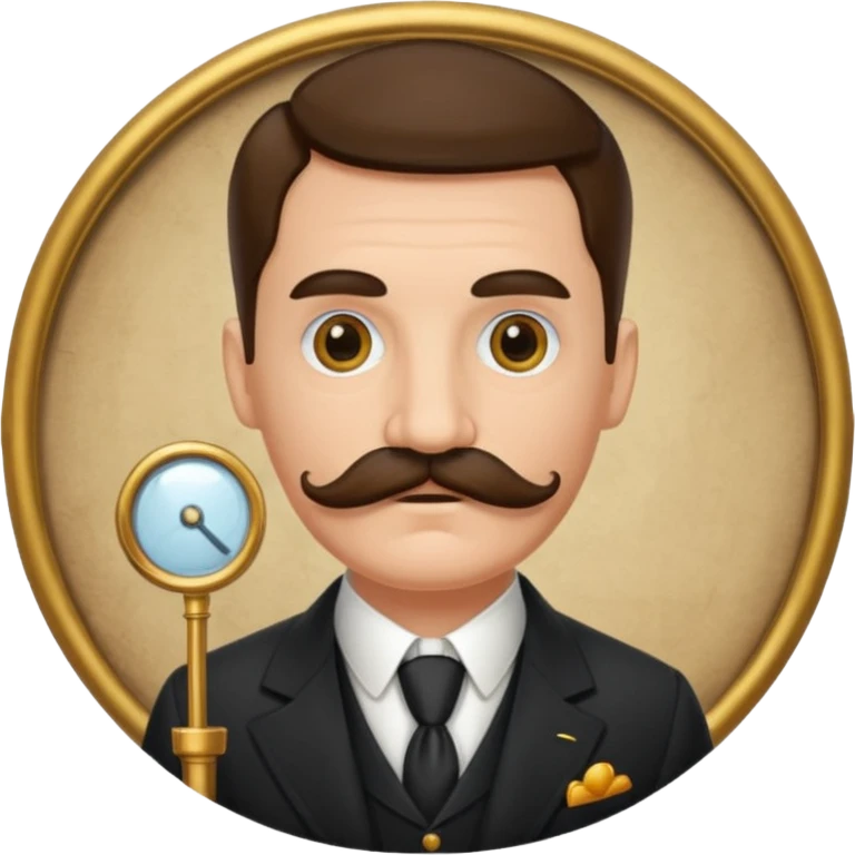 señor con bigote, y monoculo emoji