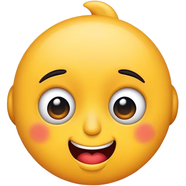 Funny face emoji