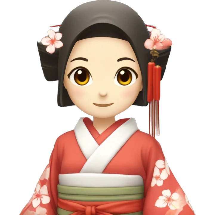 a shinto miko shrine maiden emoji