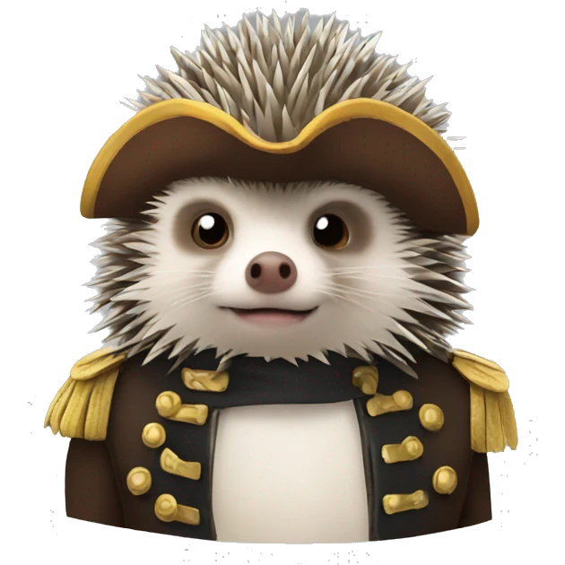 hedgehog pirate emoji