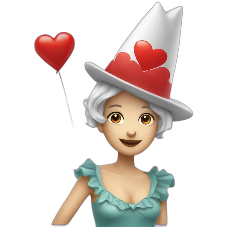 fleur de la coeur with party hat emoji