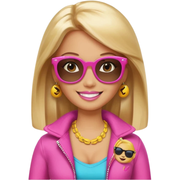 Emodji barbie emoji