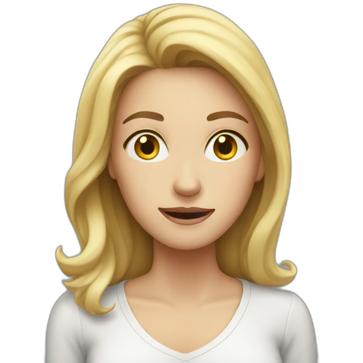 white woman overwhelmed emoji