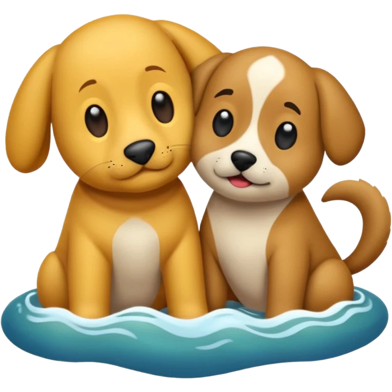 crea un emoji de buenas noches con texto : Buenas noches Javier y Tobi. Javier es un profesor y Tobi q sea un perro emoji